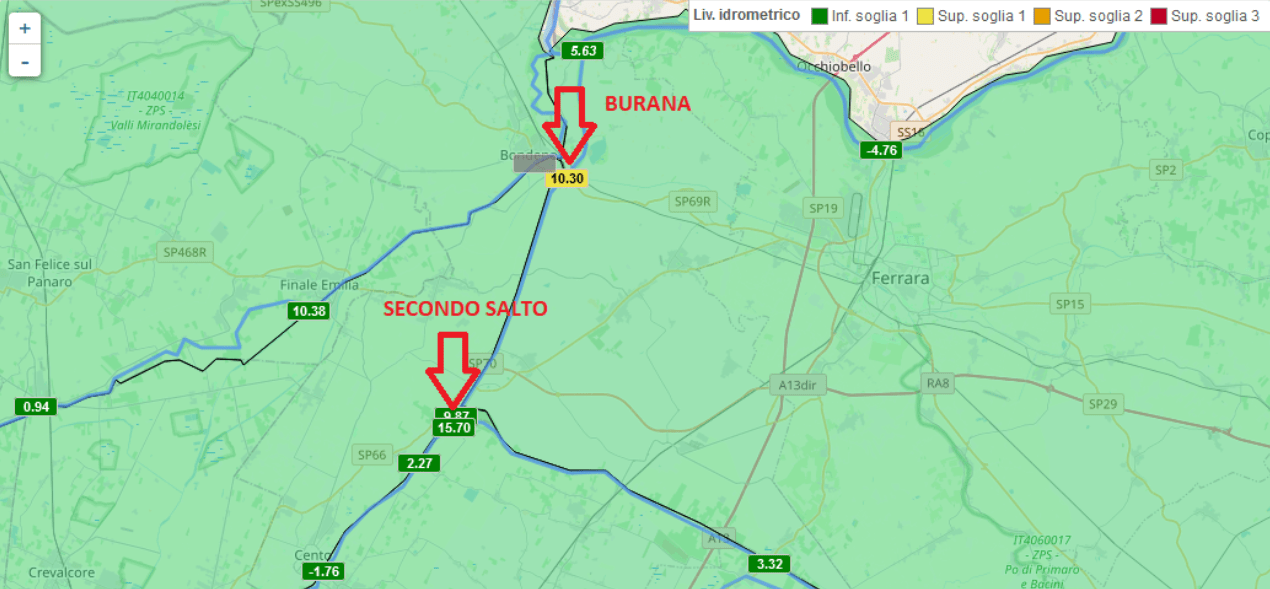 cavo napoleonico idrometri